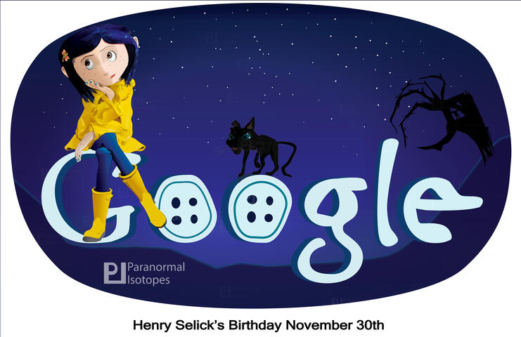 Coraline Google Image for Henry Selick&#39;s Birthday